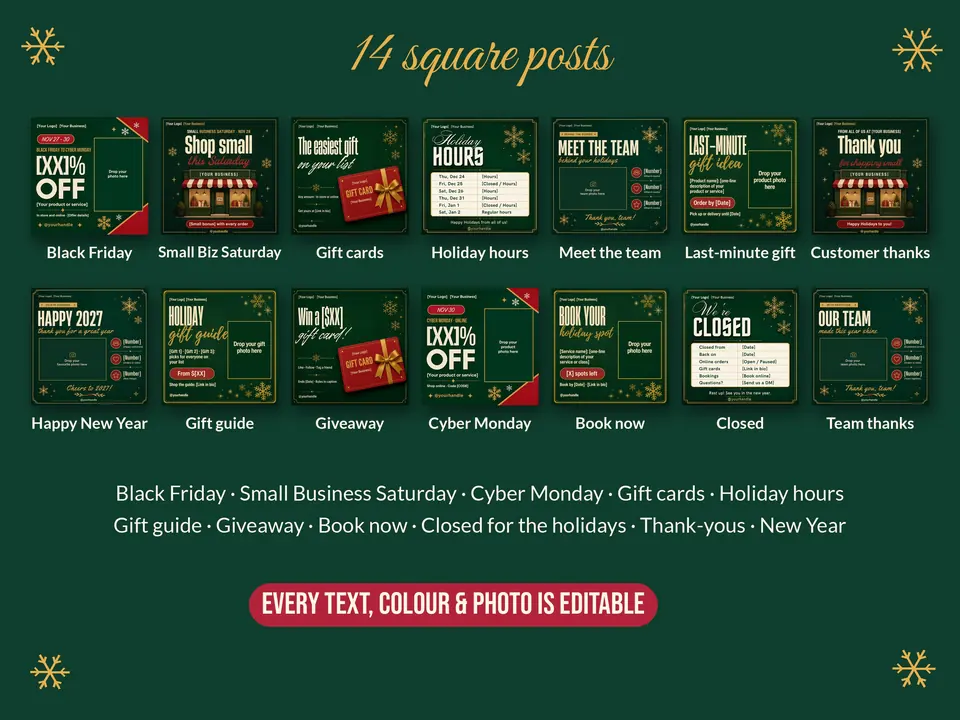 All 14 post templates
